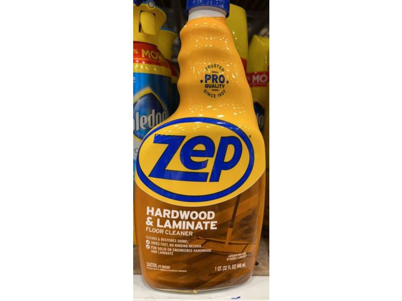 Zep Hardwood and Laminate Floor Cleaner, 32 fl oz/946 mL