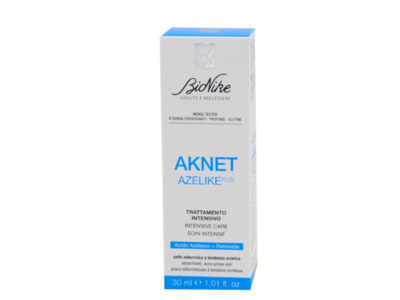 Bionike Aknet Azelike Plus Intensive Care, Acido Azelaico + Retinoide, 1.01 fl oz/30 mL