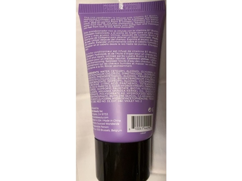 Luseta Biotin & Collagen Conditioner, 1.01 fl oz/30 mL, Pack Of 2