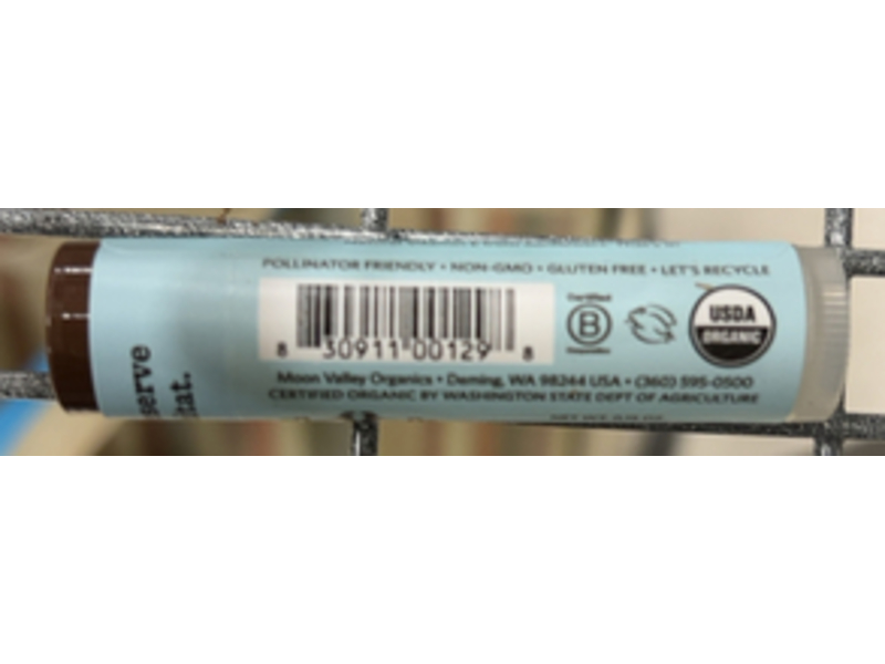 Moon Valley Organics Beeswax Lip Balm, Cool Mint Vanilla, 0.15 oz