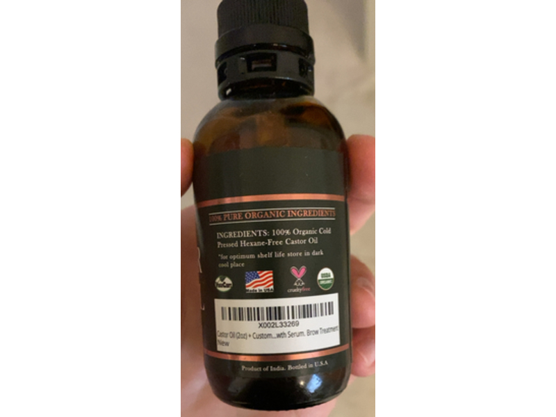 Live Fraiche Castor Oil, 2 oz/60 mL
