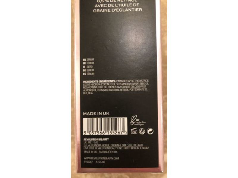 Revolution Super Strength Formula Serum, 0.5% Retinol With Rosehip Seed Oil, 1.01 fl oz/30 ml