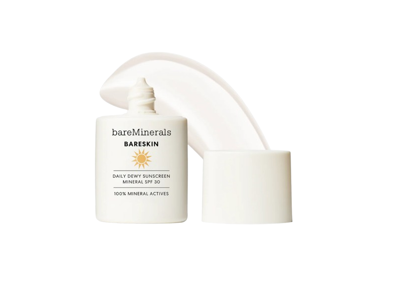 Bareminerals Bareskin Daily Dewy Mineral Sunscreen, Sheer Untinted, SPF 30, 1 oz