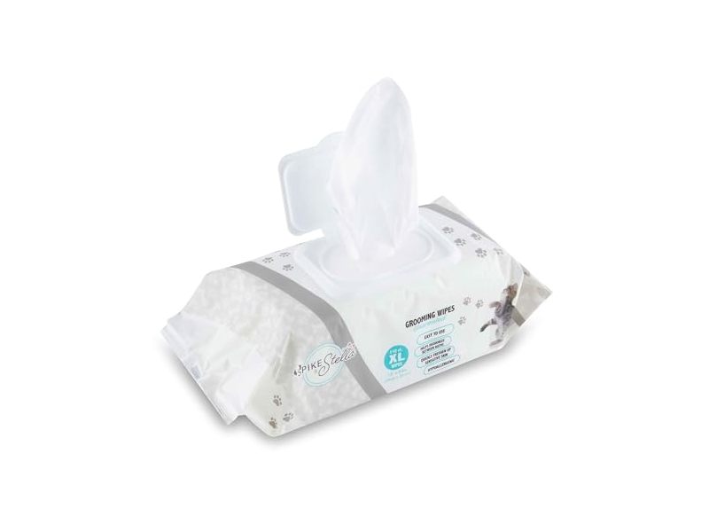 Cudlie Spike & Stella Grooming Wipes, Unscented, XL, 110 Count