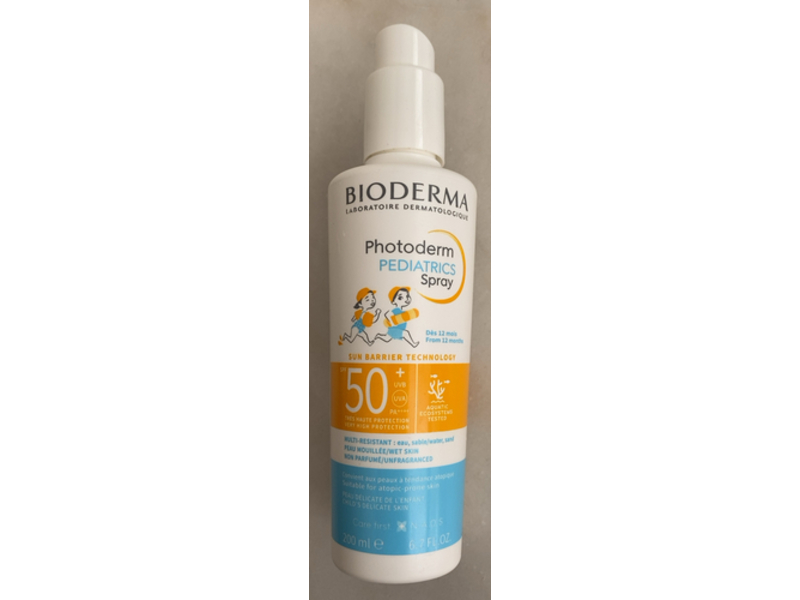 Bioderma Photoderm Pediatrics Spray, SPF 50+ PA ++++, 6.7 fl oz/200 mL