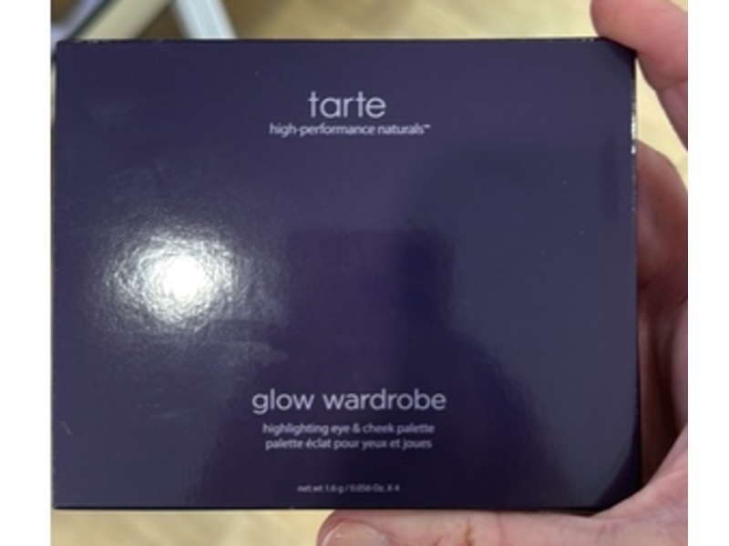 Tarte Glow Wardrobe Highlighting Eye & Cheek Palette, 0.056 oz/1.6 g