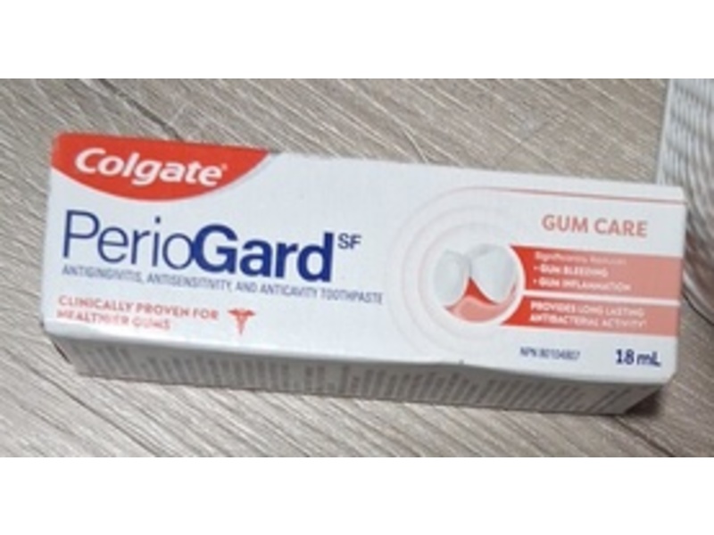 Colgate PerioGard Gum Care Toothpaste, 18 mL