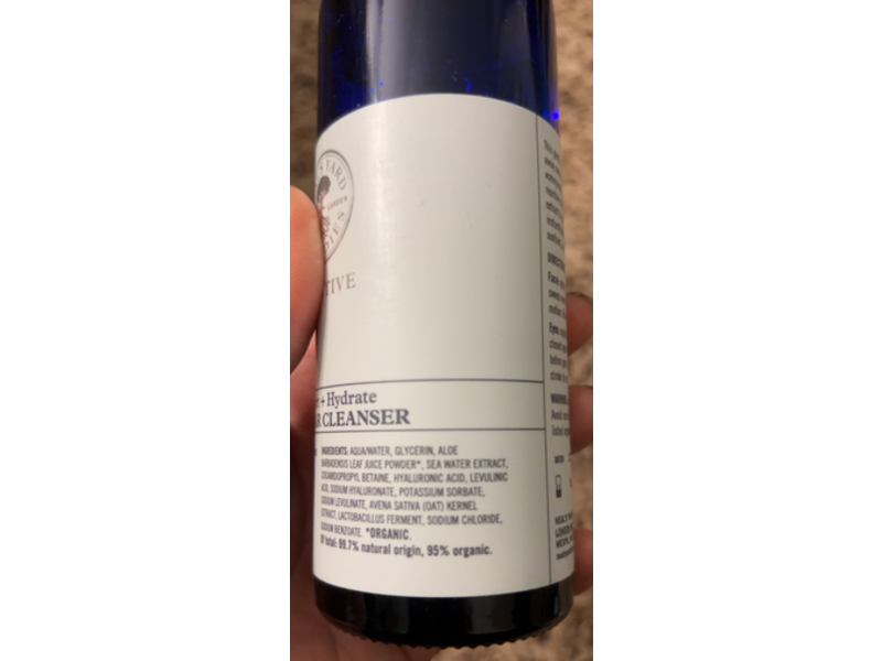 Neal's Yard Remedies Sensitive Comfort + Hydrate Micellar Cleanser, 6.76 fl oz/200 mL