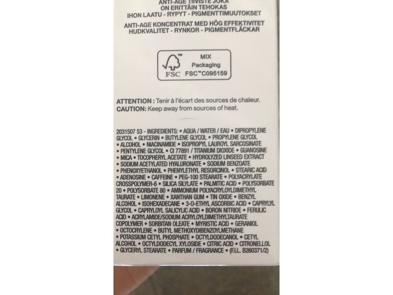 Lancome Paris Renergie HCF Triple Serum, 1.69 fl oz/50 mL