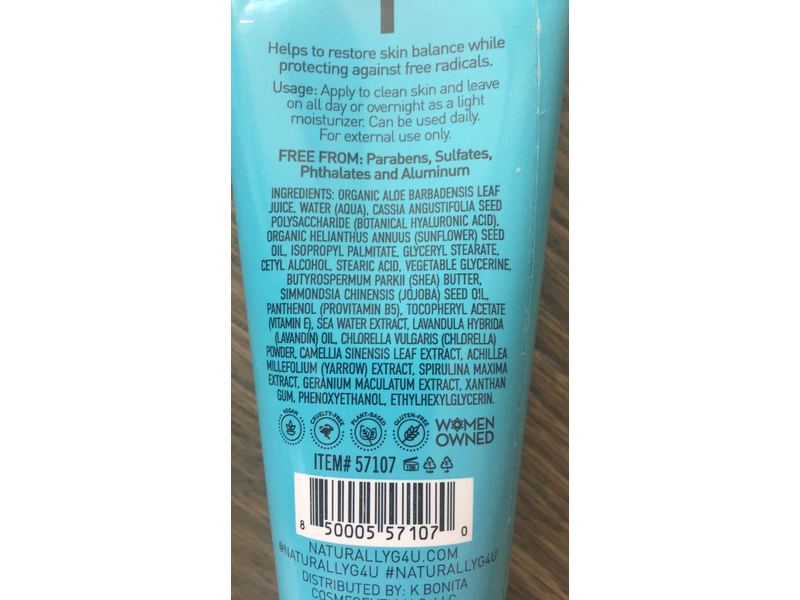 Naturally G4U De-Stress Mineral Infusion Leave-On Mask, 2 fl oz/59 mL