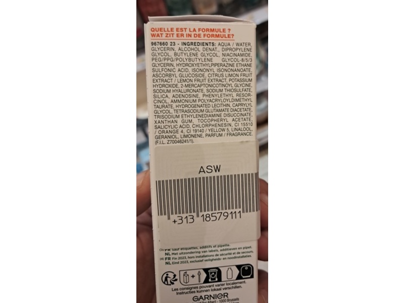 Garnier Vitamine C+ Glow Booster Serum, 30 mL