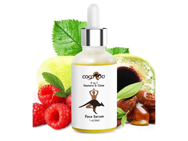 CocoRoo 7 In 1 Restore & Glow Face Serum, 1 oz/30 mL