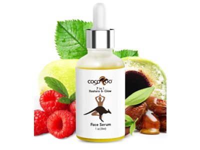 CocoRoo 7 In 1 Restore & Glow Face Serum, 1 oz/30 mL
