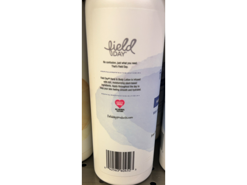 Field Day Hand & Body Lotion, Hydrating Jojoba & Shea Butter,16 fl oz/473 mL