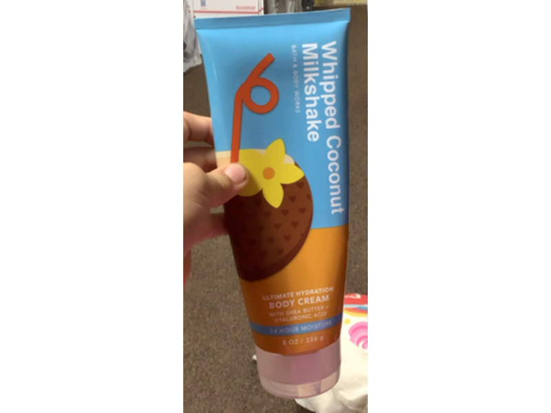 Bath & Body Works Ultimate Hydration Body Cream, Whipped Coconut Milkshake, 8 oz/226 g
