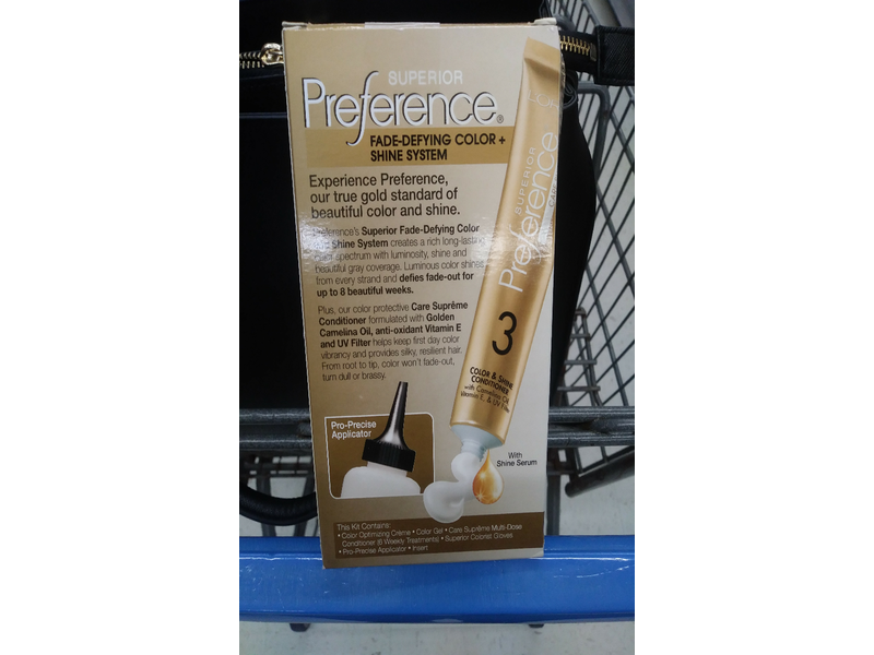 L'Oreal Paris Superior Preference Fade-Defying Color + Shine System, 7 Dark Blonde