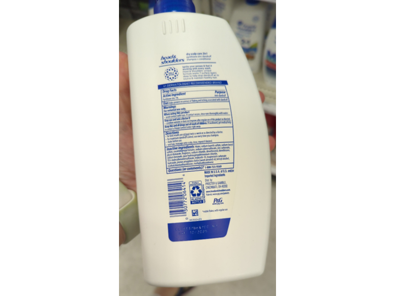 Head & Shoulders Dry Scalp Care 2-in-1 Anti-Dandruff Shampoo & Conditioner, Almond Oil, 28.2 fl oz/835 mL