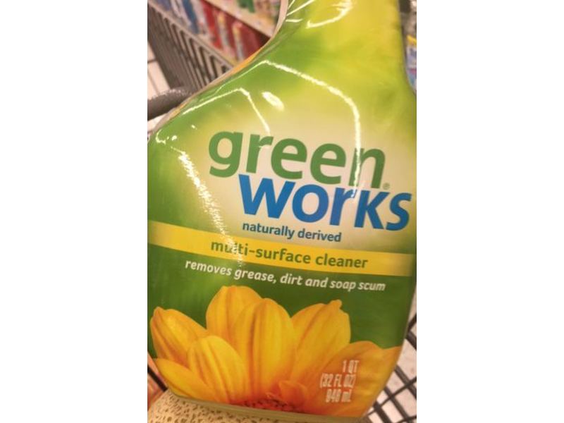 Green Works Multi-Surface Cleaner, Original Fresh, 32 fl oz/946 mL