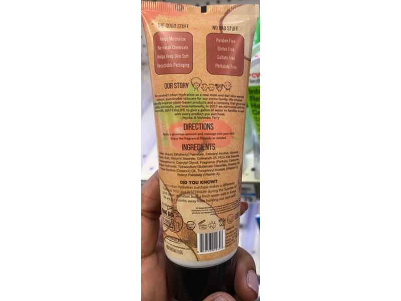 Urban Hydration Rosehip Hand Cream, 4.0 fl oz/120 mL