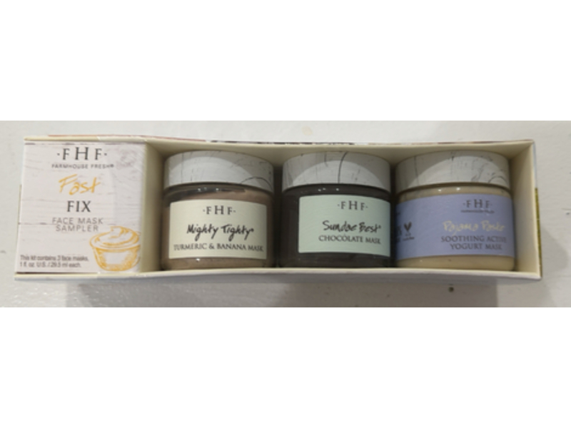 Farmhouse Fresh Fast Fix Face Mask Sampler Kit, 1 fl oz/29.5 mL
