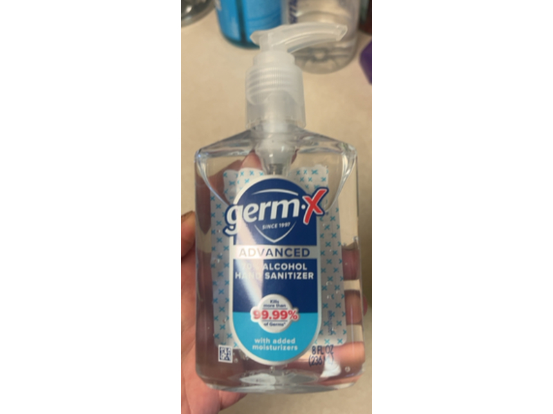 Germ.X Advanced Hand Sanitizer, 8 fl oz/236 mL