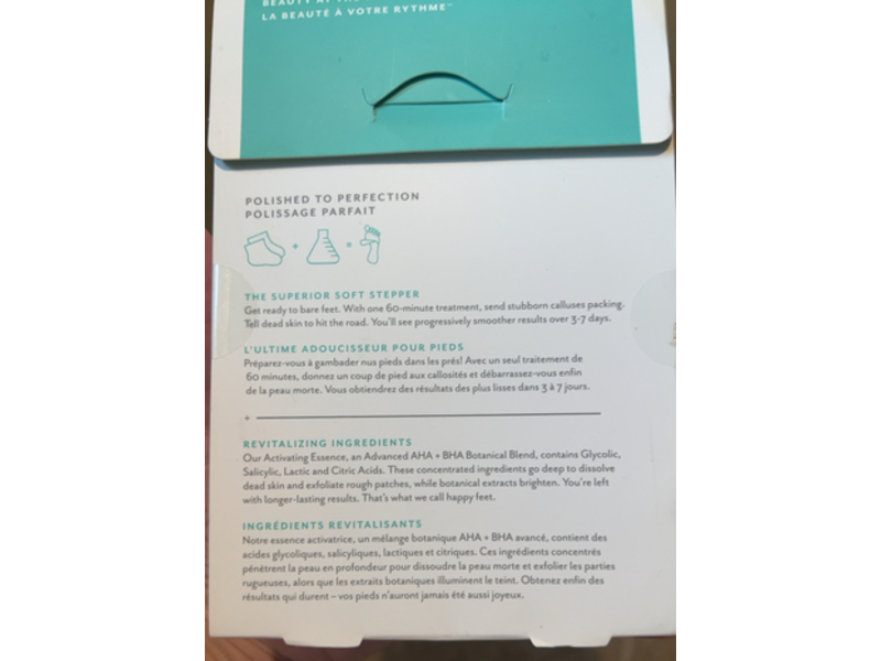 Patchology Poshpeel Pedi Cure Foot Peel, 0.68 fl oz/20 mL