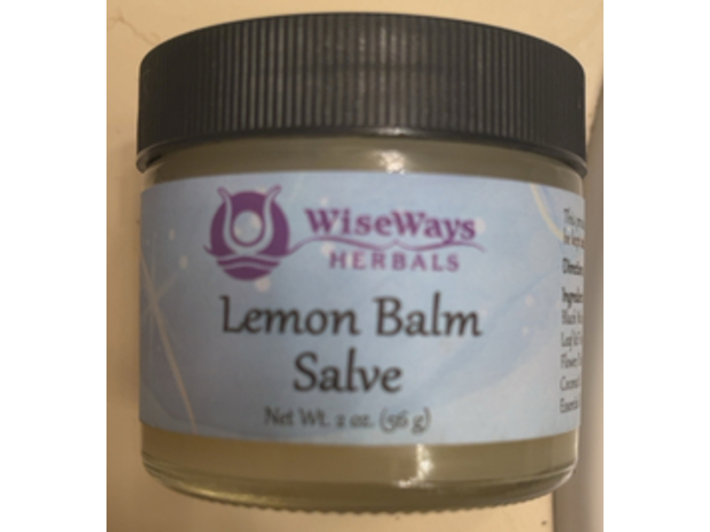 Wiseways Herbals Lemon Balm Salve, 2 oz/56 g