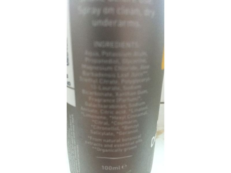 Salt Of The Earth Natural Deodorant Spray, Amber + Sandalwood, 100 mL