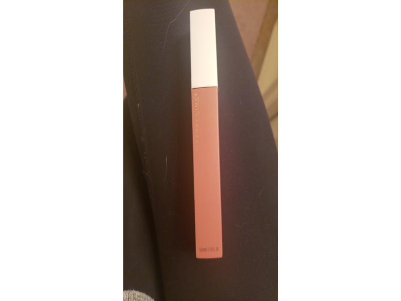 Maybelline SuperStay Matte Ink Liquid Lipstick, Seductress, 0.17 fl oz