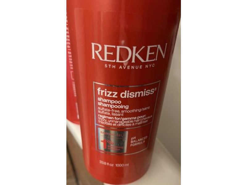 Redken Frizz Dismiss Shampoo, Sulfate-Free, 33.8 fl oz/1000 mL
