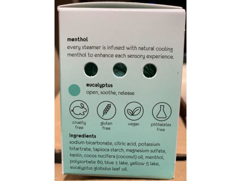 Lujobar 4 Eucalyptus Shower Steamers, 6 oz/170 g