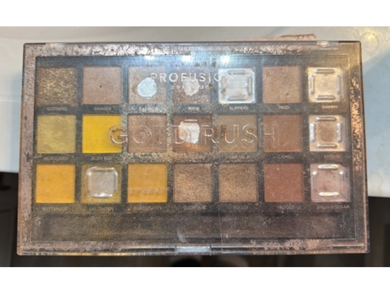 Profusion Cosmetics Eyeshadow Palette, Gold Rush