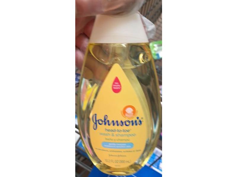 Johnson's Head-To-Toe Wash & Shampoo, 10.2 fl oz/300 mL