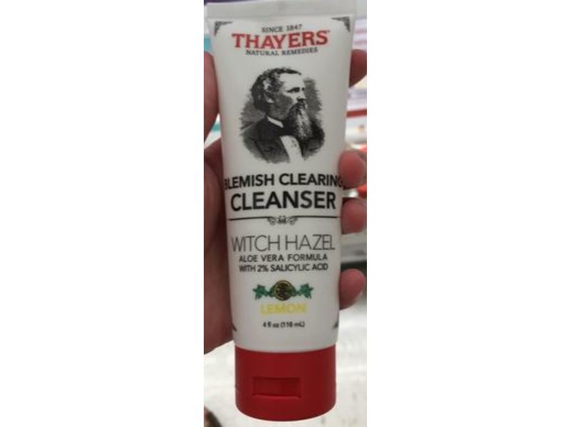 Thayers Blemish Clearing Cleanser, Witch Hazel, 4 fl oz