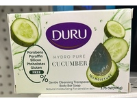 Duru Hydro Pure Gentle Cleansing Transparent Body Bar Soap, Cucumber, 3.75 oz/106 g - thumbnail 2