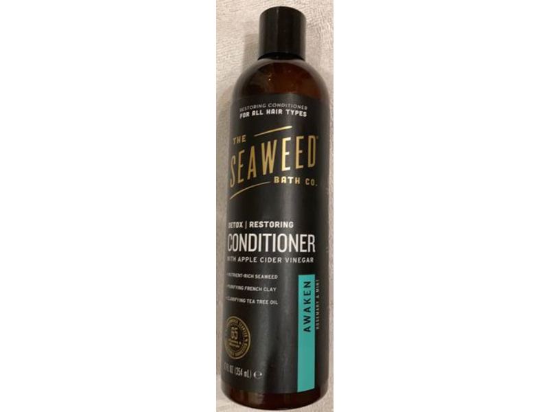 The Seaweed Bath Co. Detox Conditioner With Apple Cider Vinegar, Awaken Rosemary and Mint, 12 fl oz/354 mL
