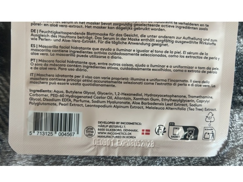 K-Beauty Masque Me Up Pearl Face Mask, 25 mL, 1 Count