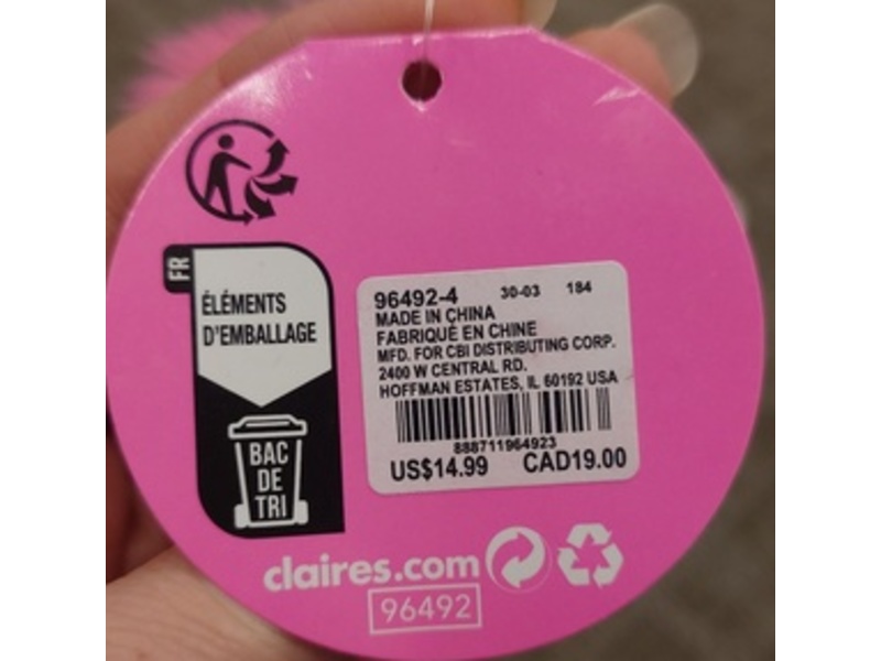 Claire's Guava Flavored Lip Gloss Duo, Ombre A, Ombre B