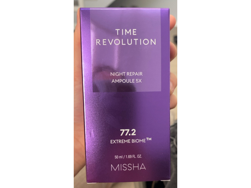 Missha Time Revolution Night Repair Ampoule 5X, 1.69 fl oz/50 mL