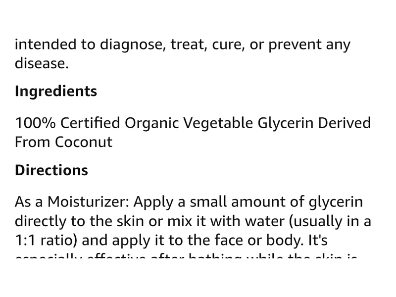 Everyday Beauty Moisturizer, Organic Glycerin, 4 fl oz/120 mL