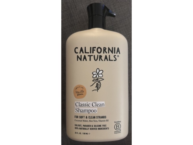 California Naturals Bloom Shampoo, Vanilla, 20 fl oz/591 mL