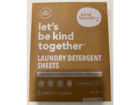 Kind Laundry Let's Be Kind Together Laundry Detergent Sheets, 0.53 oz/15 g, 6 Count - Image 3