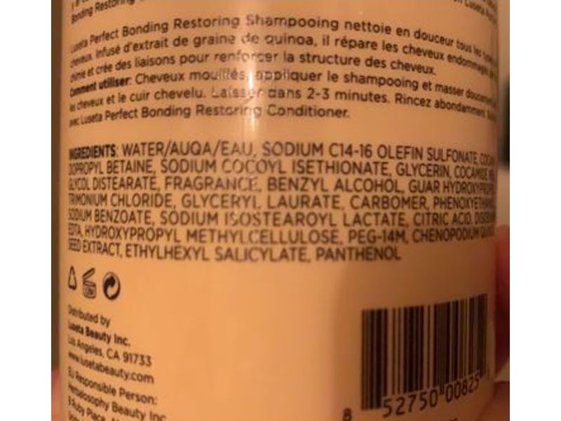 Luseta Perfect Bonding No.1 Restoring Shampoo, 16.9 fl oz/500mL