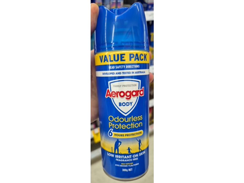 Aerogard Body Odourless Insect Repellent, 300 g