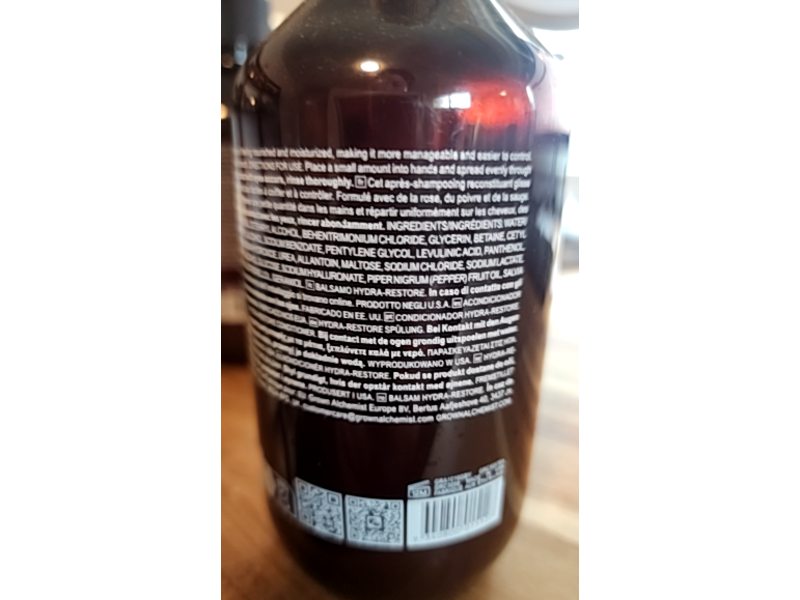 Grown Alchemist Hydra-Restore Conditioner, Rose + Pepper & Sage, 10.1 fl oz/300 mL