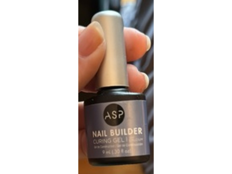 ASP Clear Nail Builder Curing Gel, 0.30 fl oz/9 mL