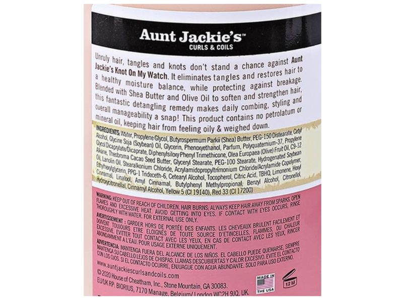 Aunt Jackie's Instant Detangling Therapy, Knot On My Watch, 16 fl oz/473 mL