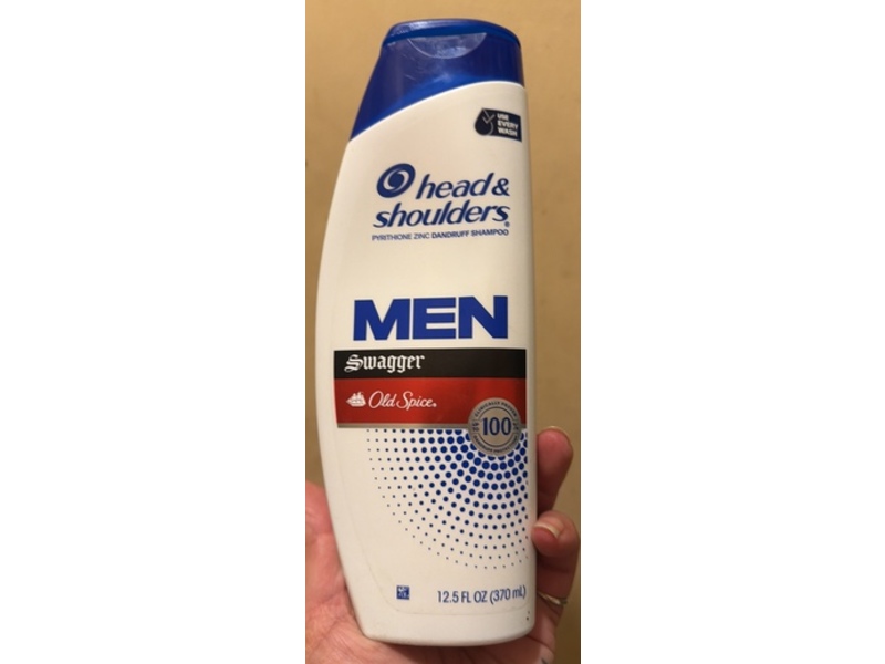 Head & Shoulders Men Swagger Dandruff Shampoo, Old Spice, 12.5 fl oz/370 mL