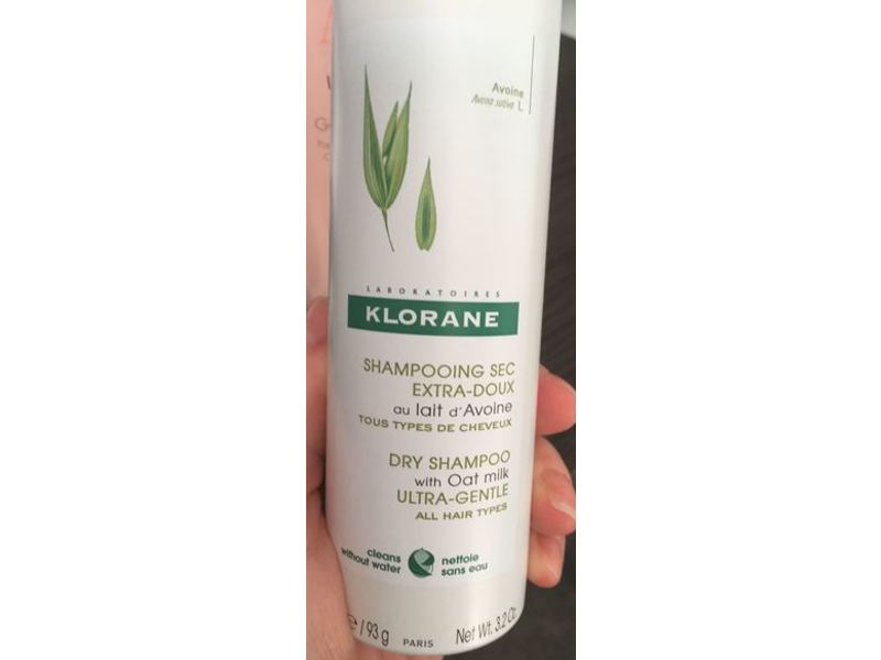 Klorane Ultra Gentle Dry Shampoo, Oat Milk, 3.2 oz/93 g