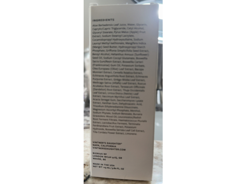 Vintner's Daughter Active Renewal Cleanser Face Wash, 3.80 fl oz/115 mL